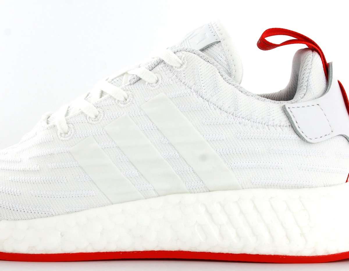 Adidas NMD_R2  PK White/Core Red