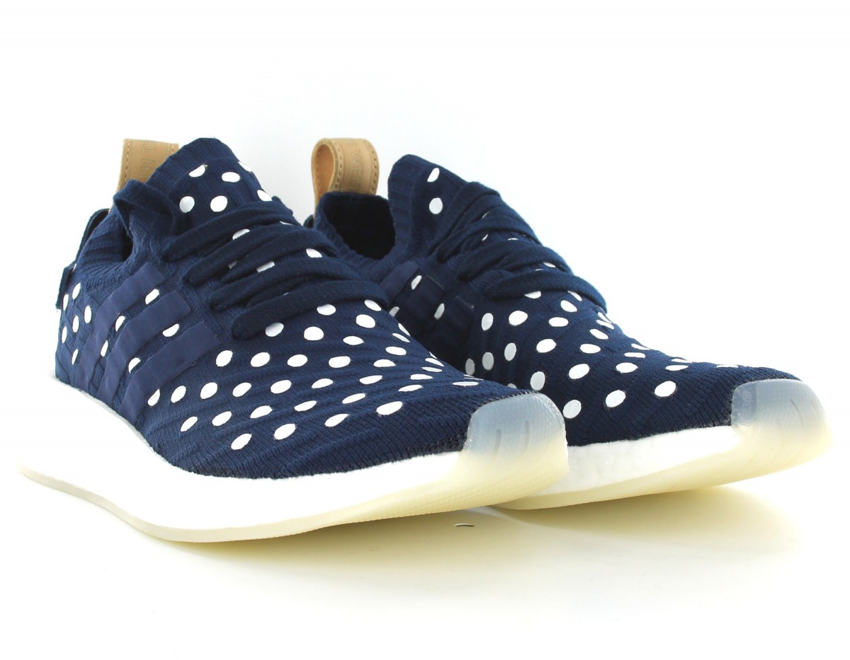 Adidas NMD_R2 Primeknit Women Collegiate Navy/Footwear White