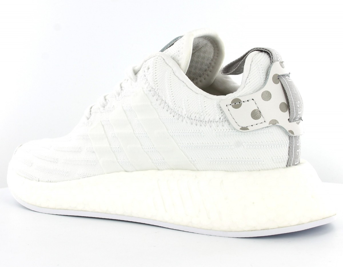 Adidas NMD_R2  Women Clear Granite/ White