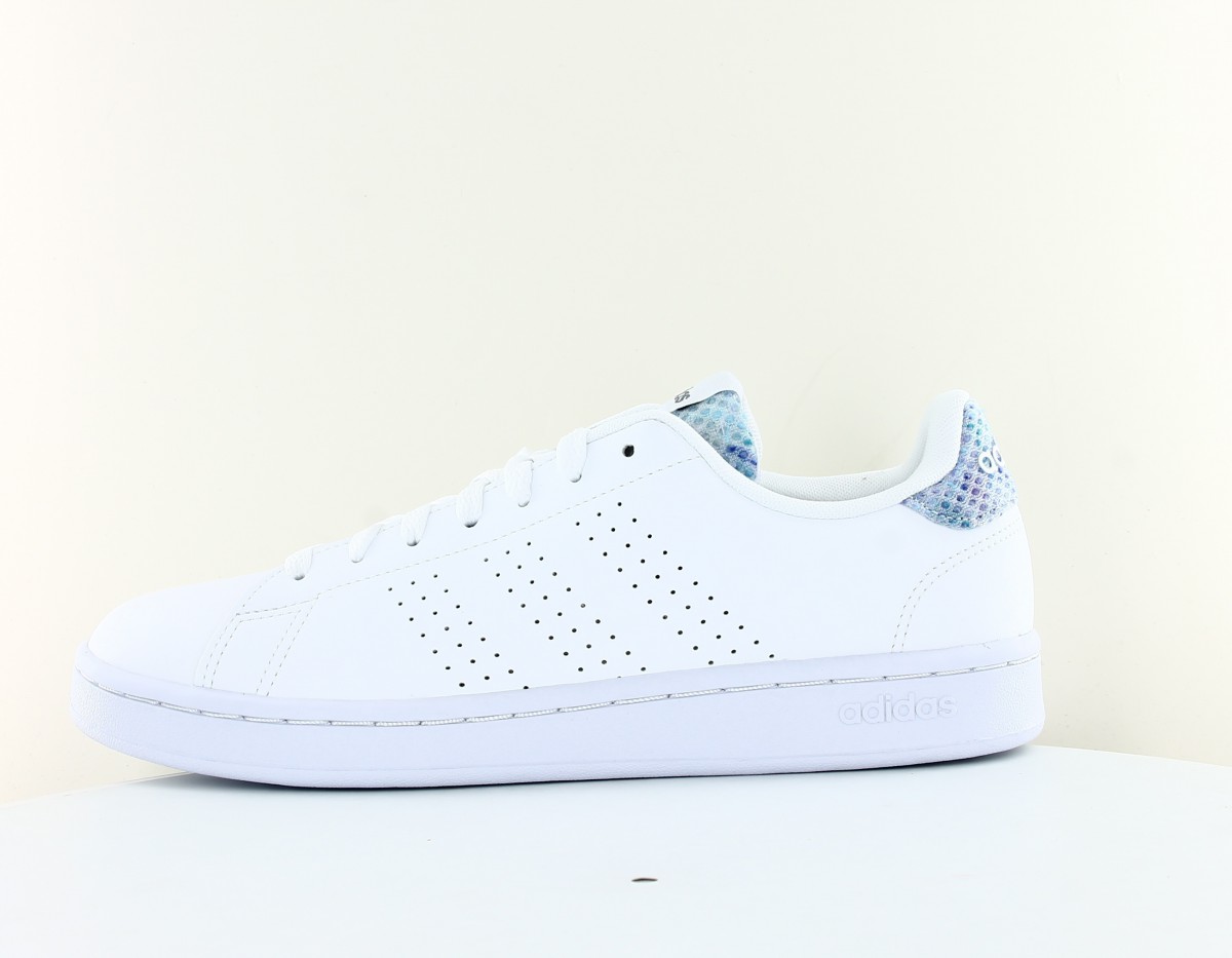 Adidas Advantage blanc tie and die