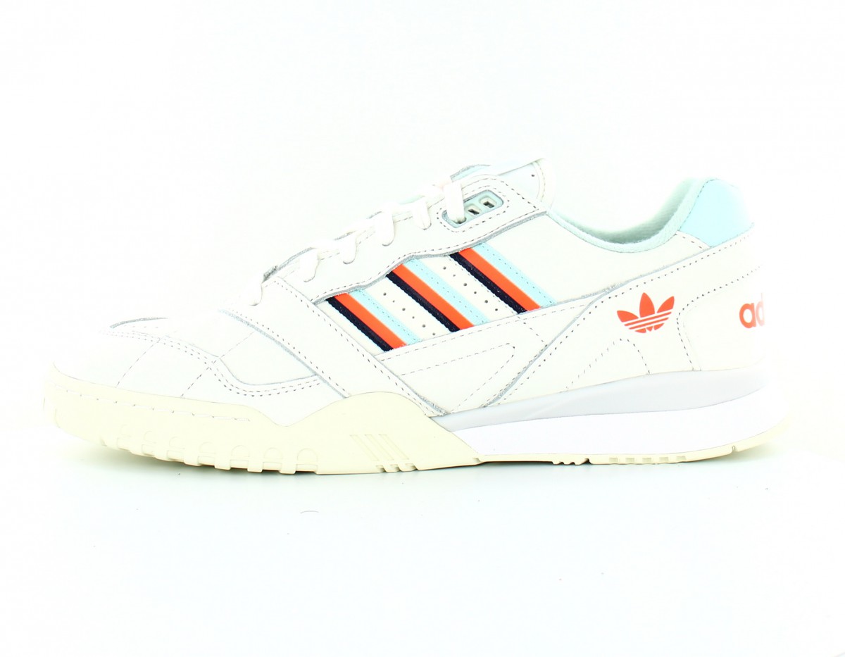 Adidas AR Trainer blanc casse orange bleu ciel