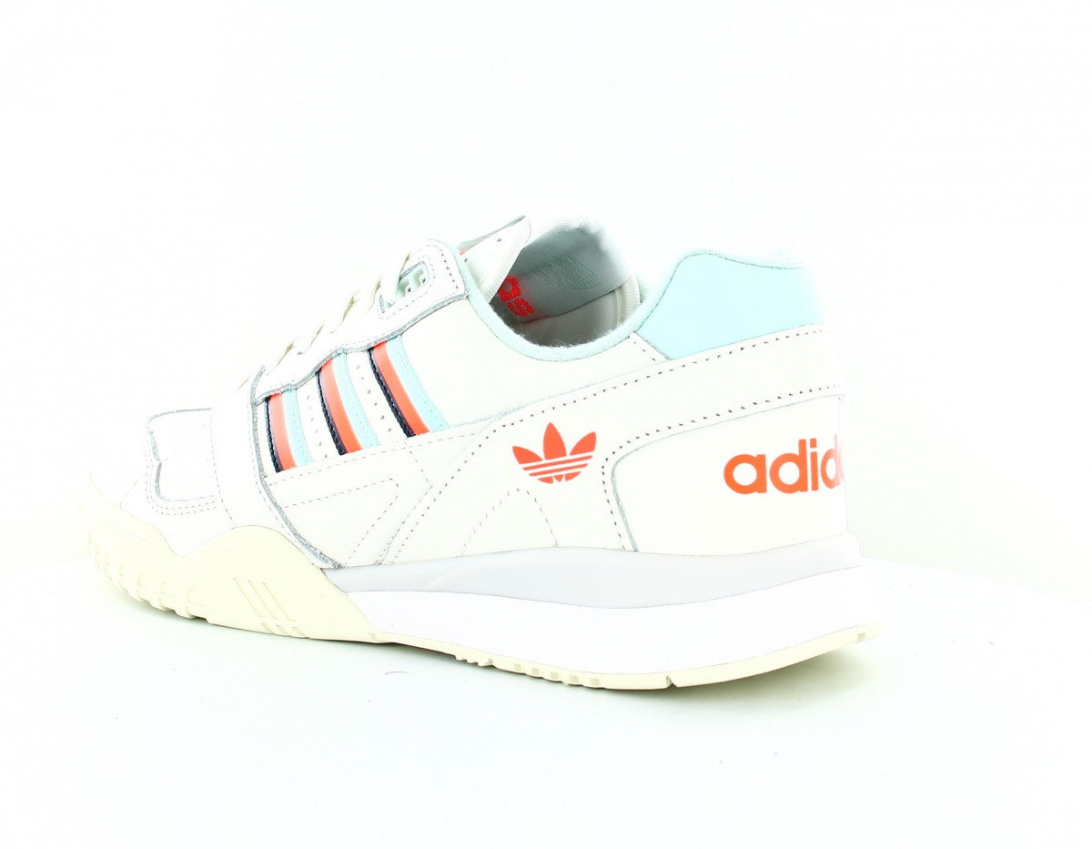 Adidas AR Trainer blanc casse orange bleu ciel