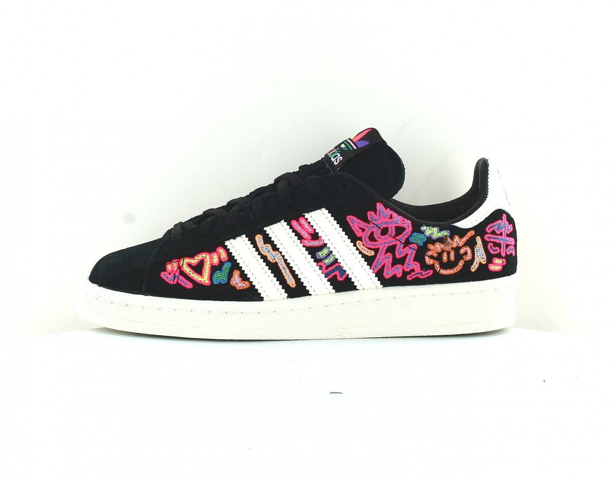 Adidas Campus 80s pride noir beige multicolor