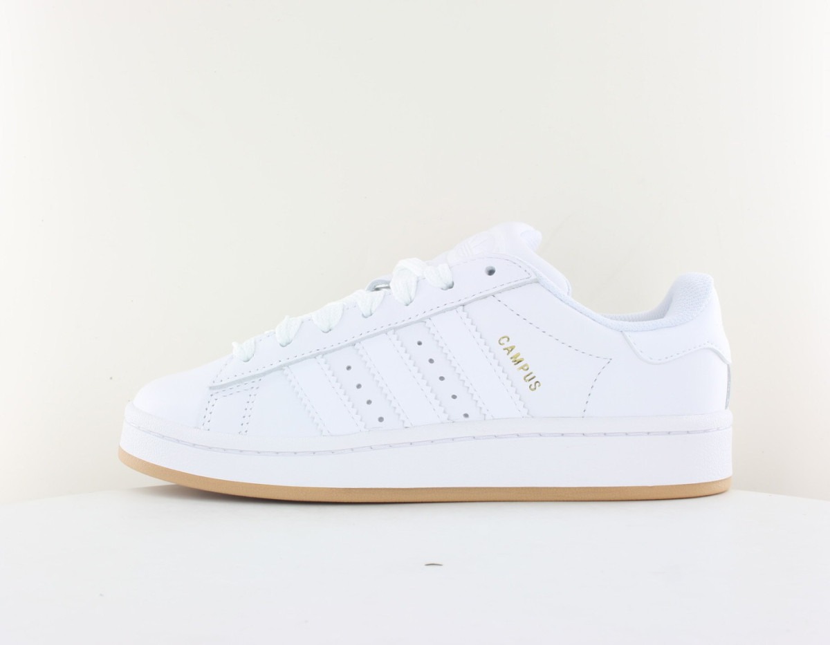 Adidas Campus 00s cuir blanc gomme