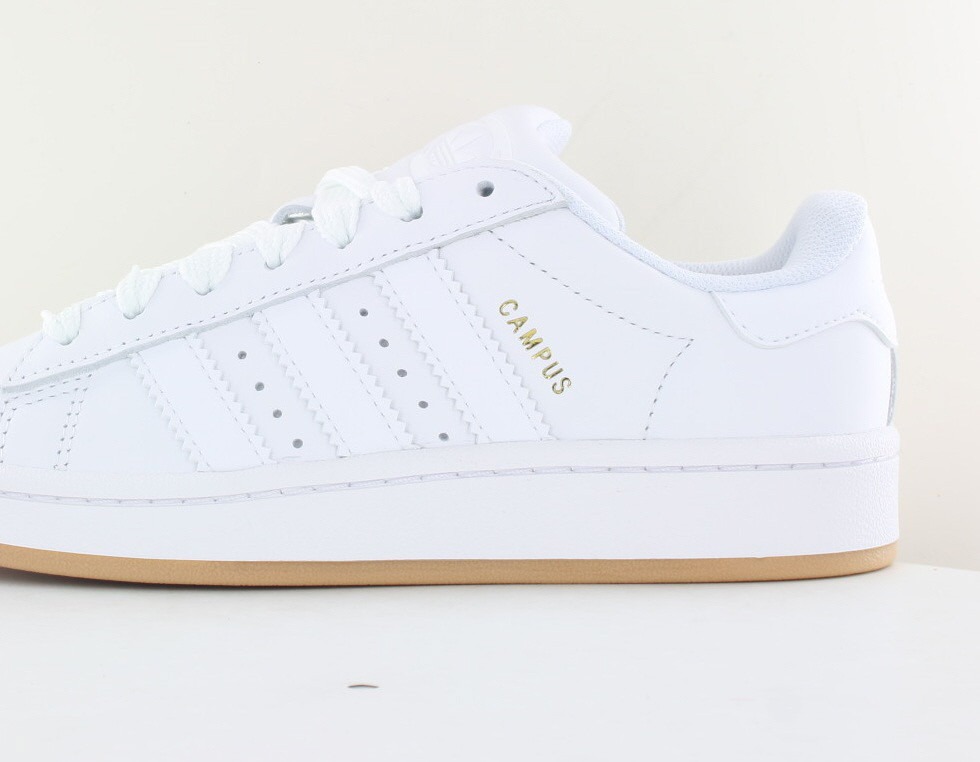 Adidas Campus 00s cuir blanc gomme