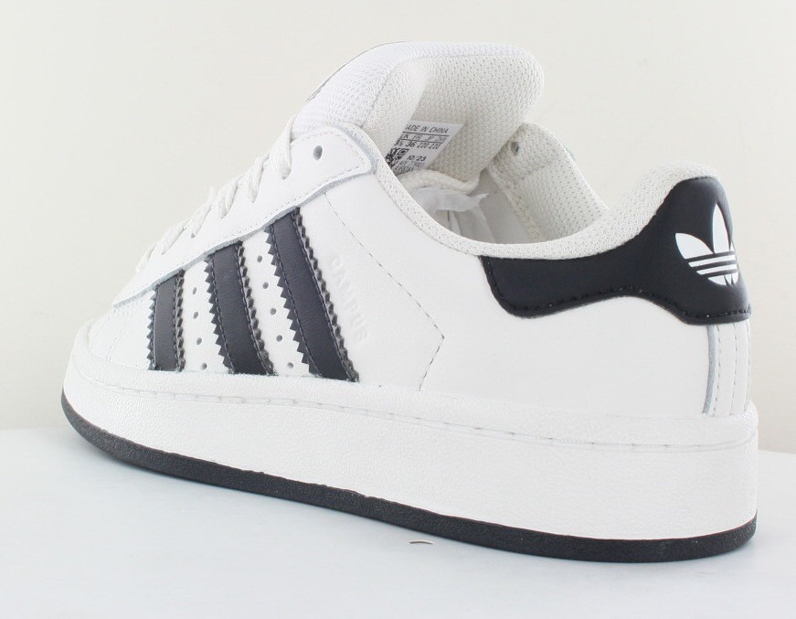 Adidas Campus 00s cuir blanc noir