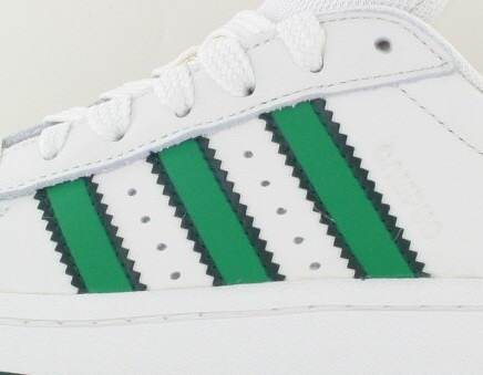 Adidas Campus 00s cuir blanc vert