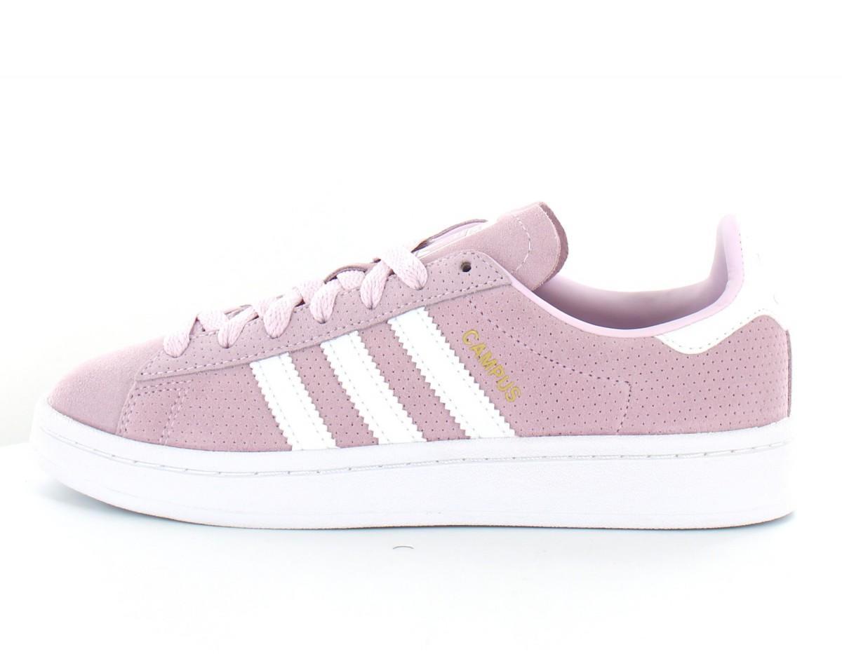 Adidas Campus J Rose-Rose-Blanc