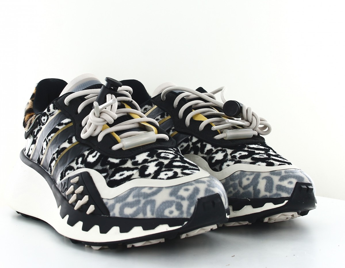 Adidas Choigo noir leopard print