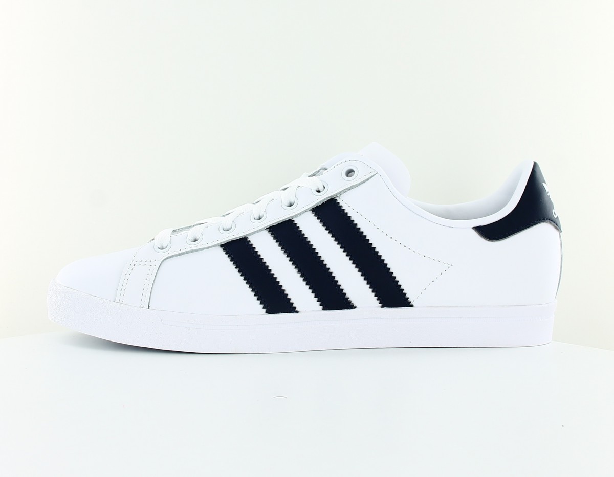 Adidas Coast star blanc bleu marine