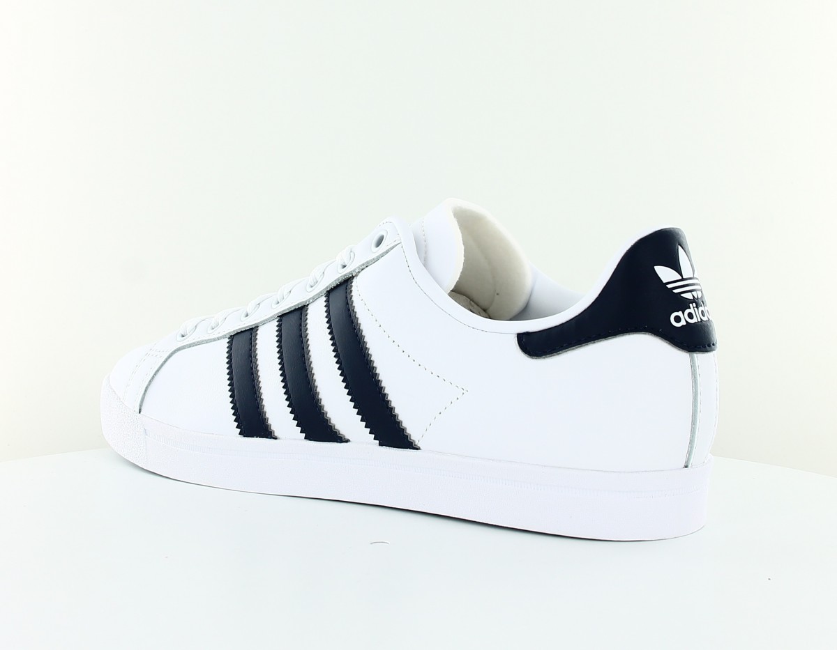 Adidas Coast star blanc bleu marine