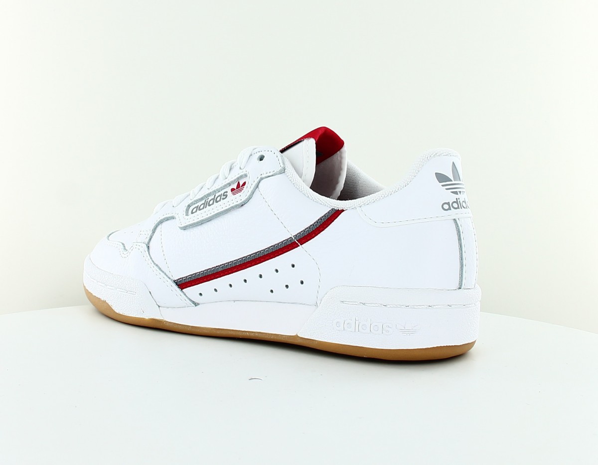 Adidas Continental 80 blanc rouge gris