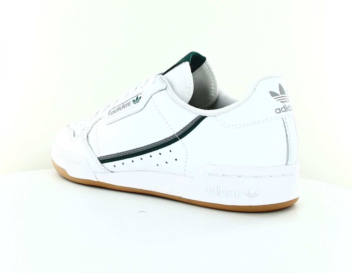 Adidas Continental 80 blanc vert gris gomme