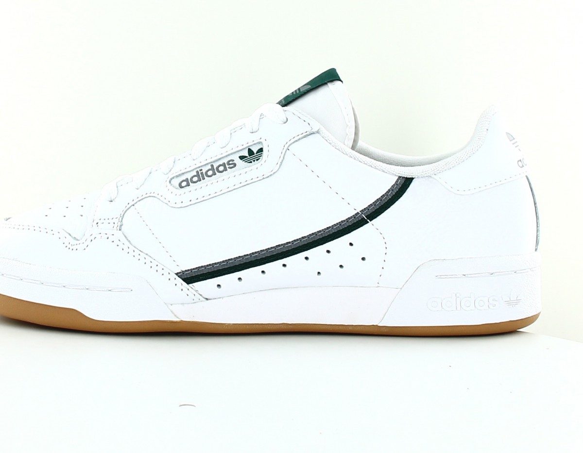 Adidas Continental 80 blanc vert gris gomme