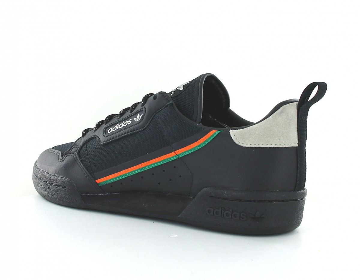 Adidas Continental 80 nylon noir orange vert