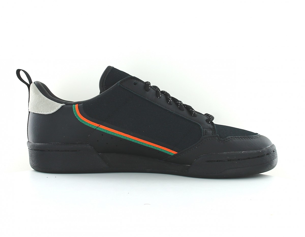 Adidas Continental 80 nylon noir orange vert