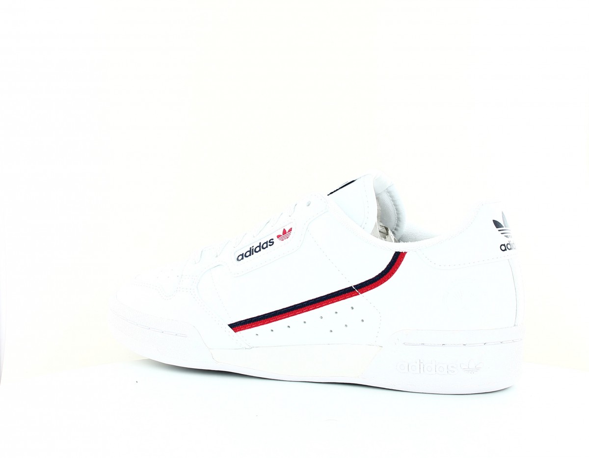 Adidas Continental 80 vegan blanc rouge FW2336