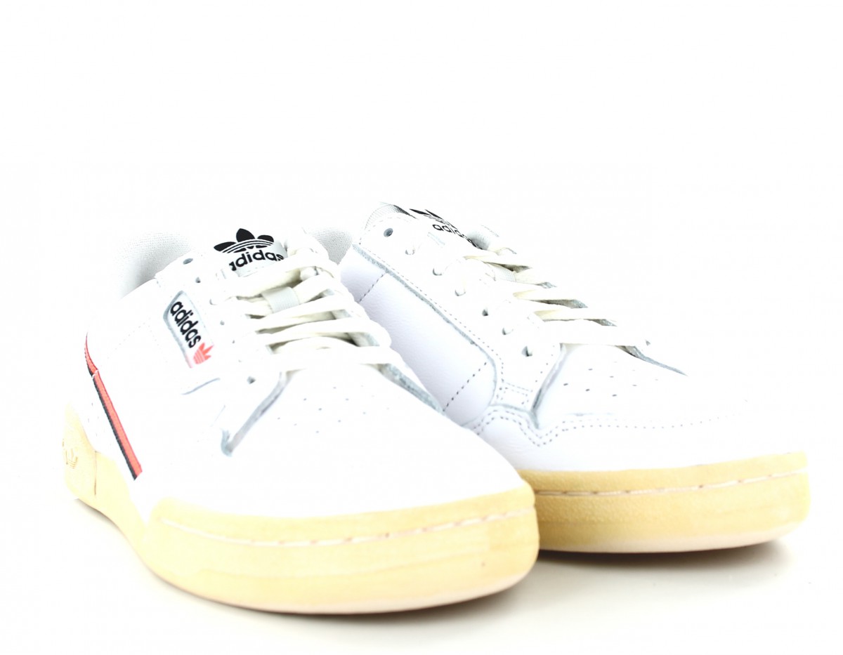 Adidas Continental 80 vintage blanc orange beige