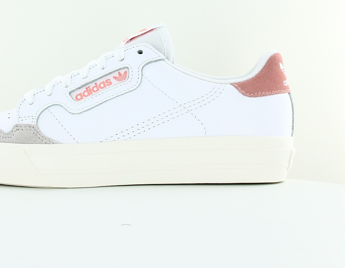 Adidas Continental vulc blanc rose
