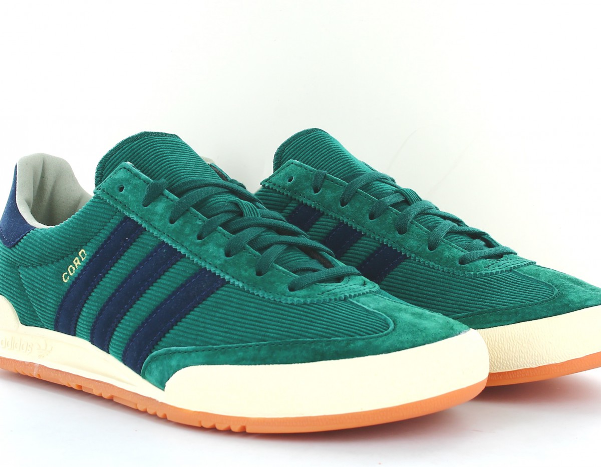 Adidas Cord vert bleu marine gomme