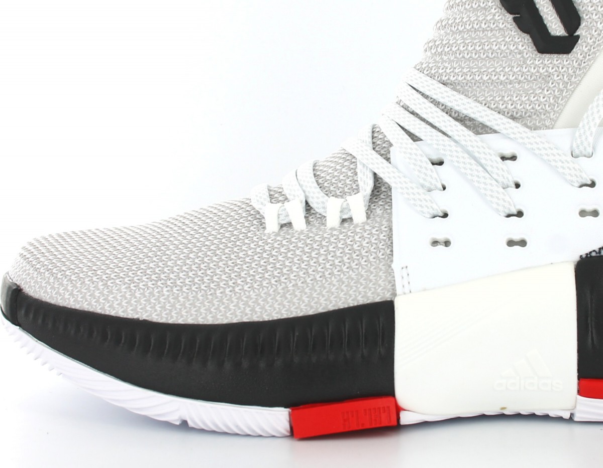 Adidas Lillard 3 Blanc-Noir-Rouge