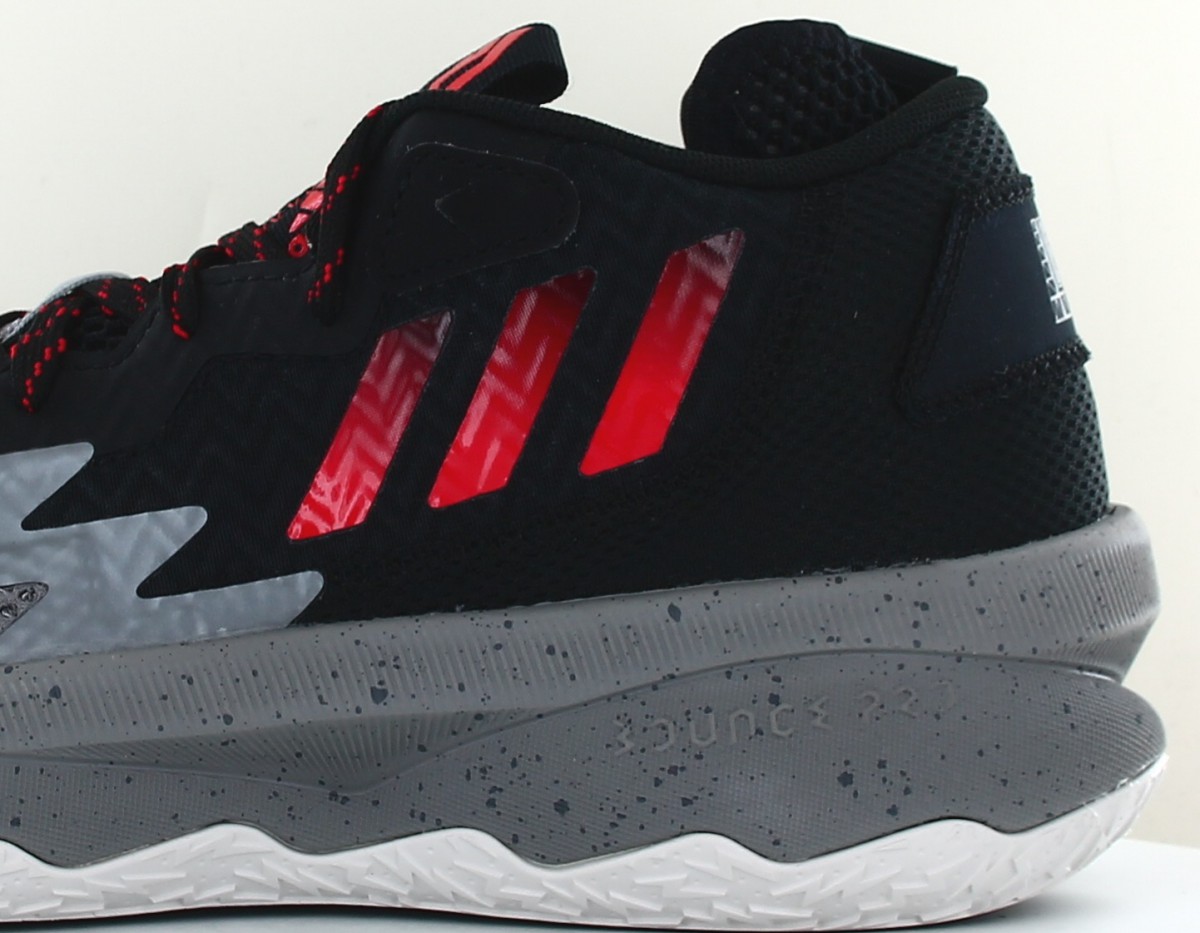 Adidas Dame 8 gris noir rouge