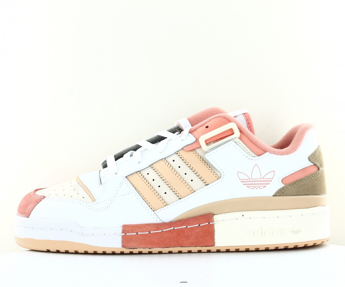 Adidas Forum exhibit low blanc rose beige