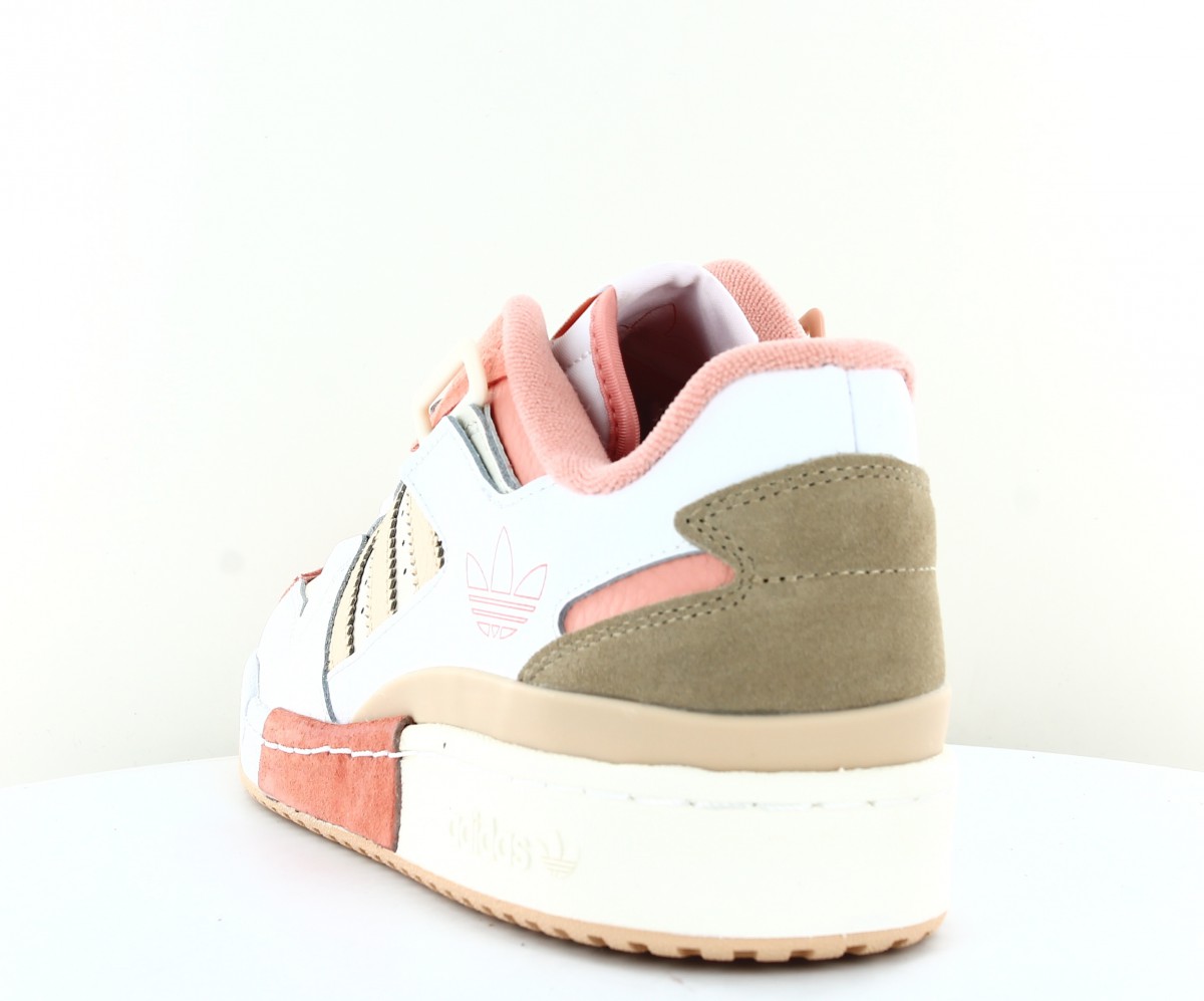 Adidas Forum exhibit low blanc rose beige