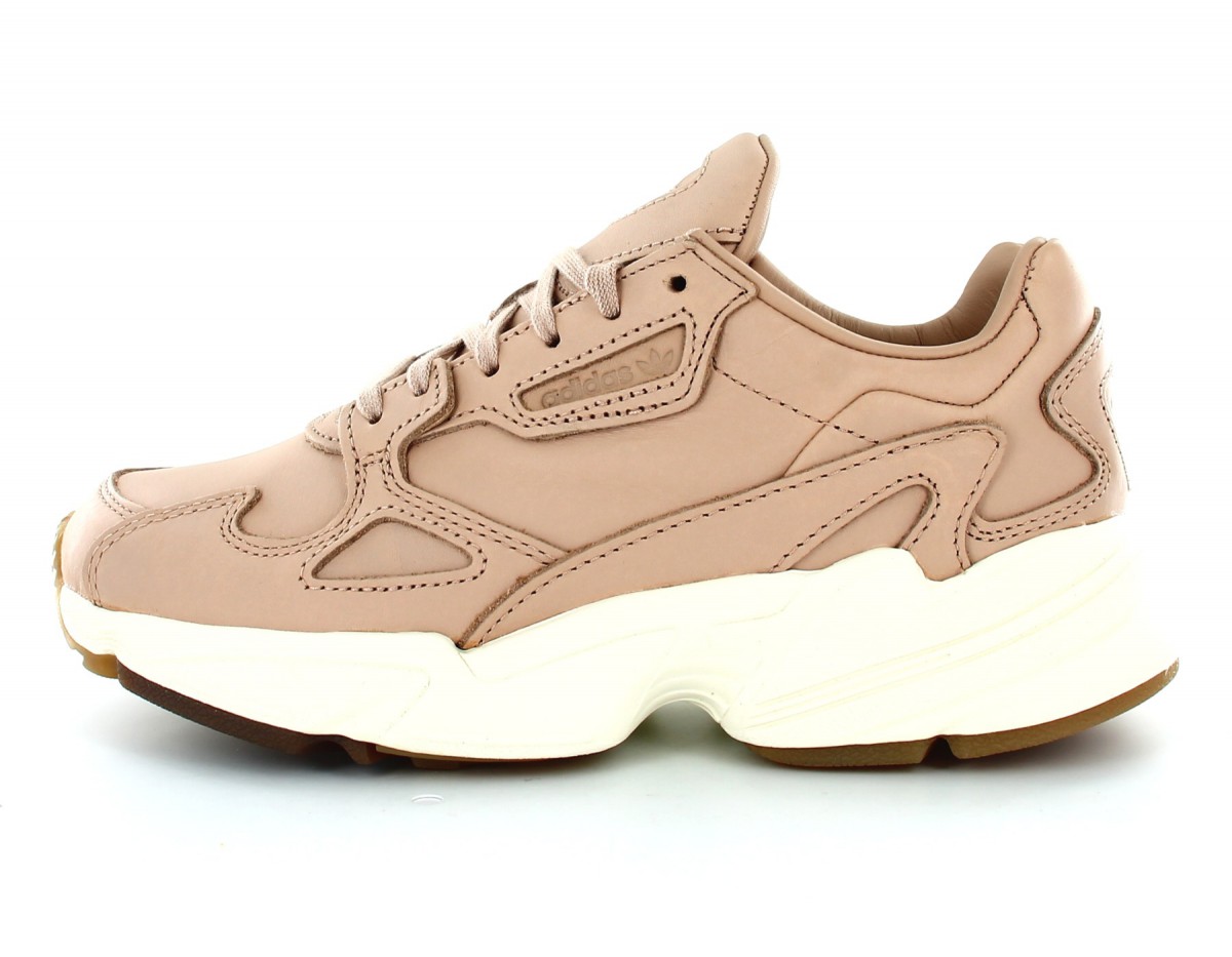 Adidas Falcon rose beige gomme