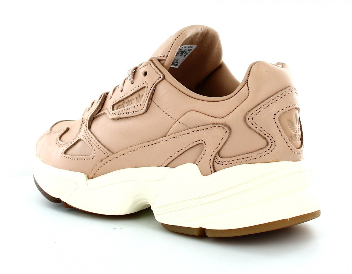 Adidas Falcon rose beige gomme