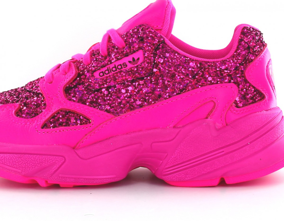 Adidas Falcon paillette fushia