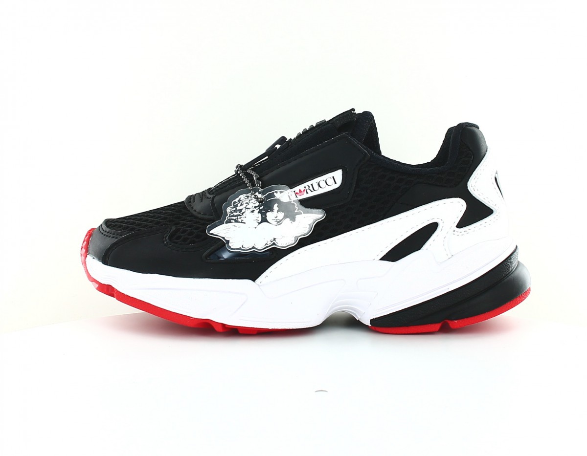 Adidas Falcon zip x fiorucci noir blanc rouge