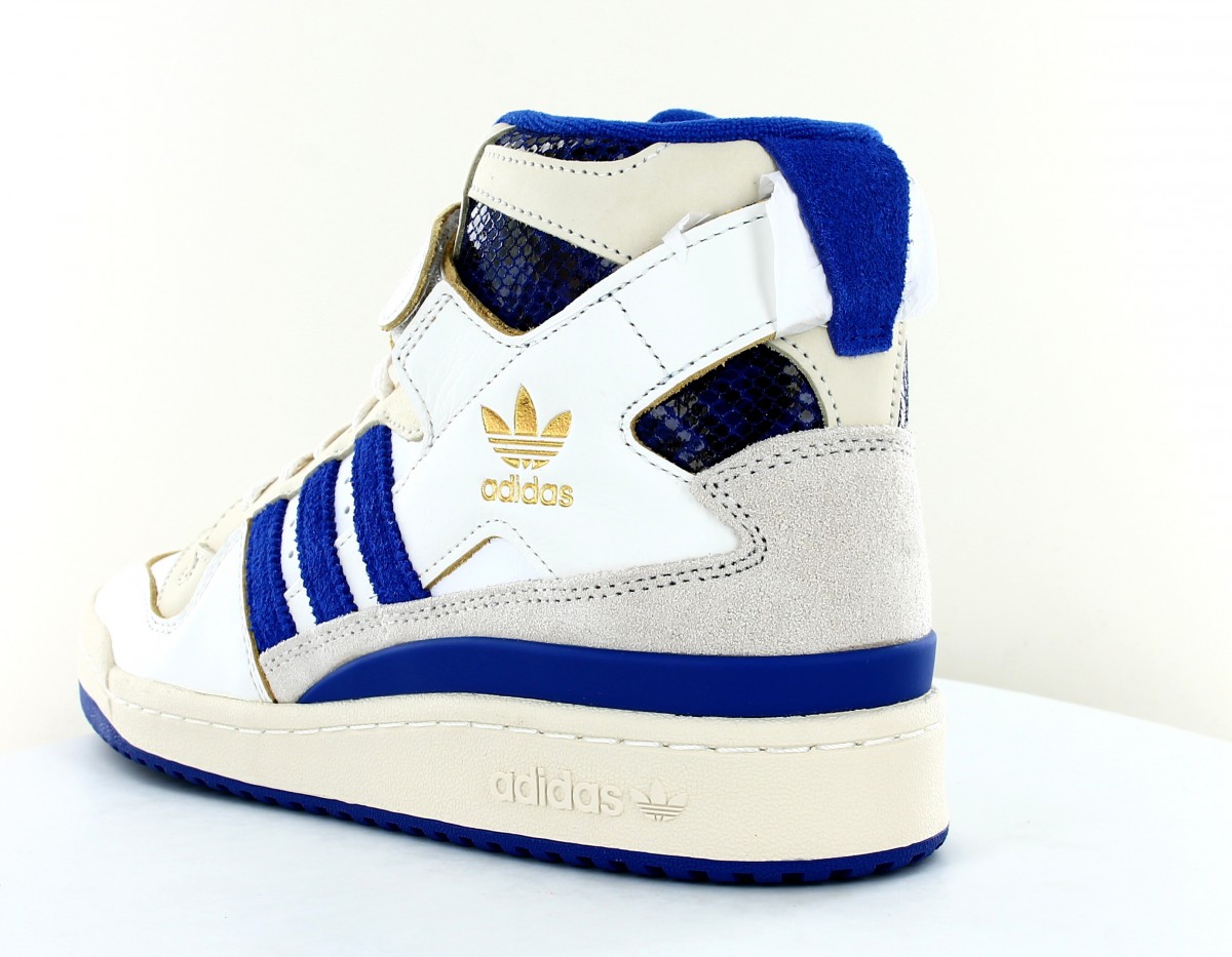 Adidas Forum 84 hi beige bleu serpent