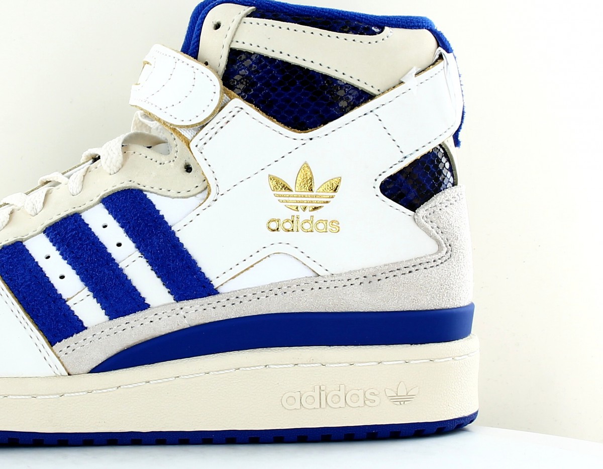 Adidas Forum 84 hi beige bleu serpent