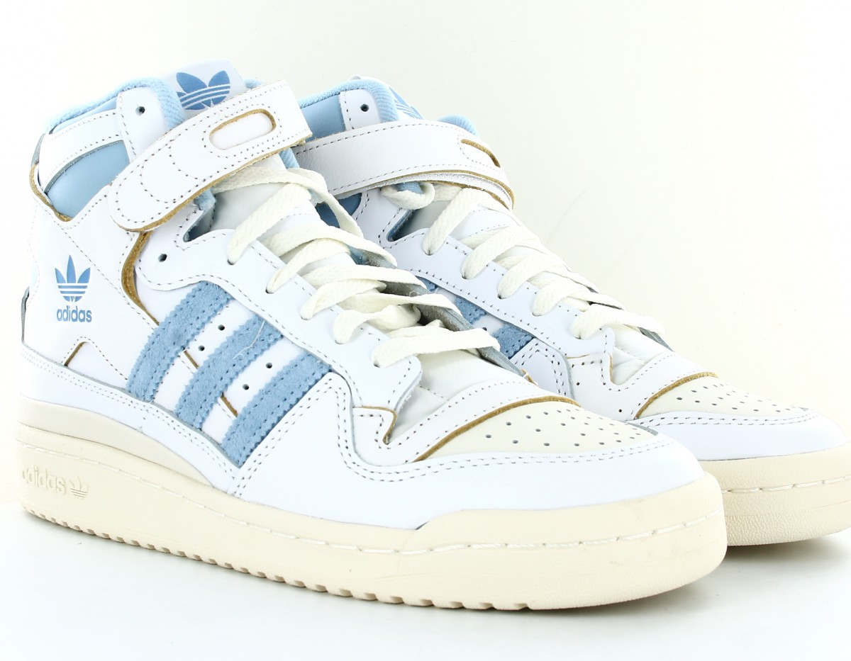 Adidas Forum 84 hi unc blanc bleu ciel