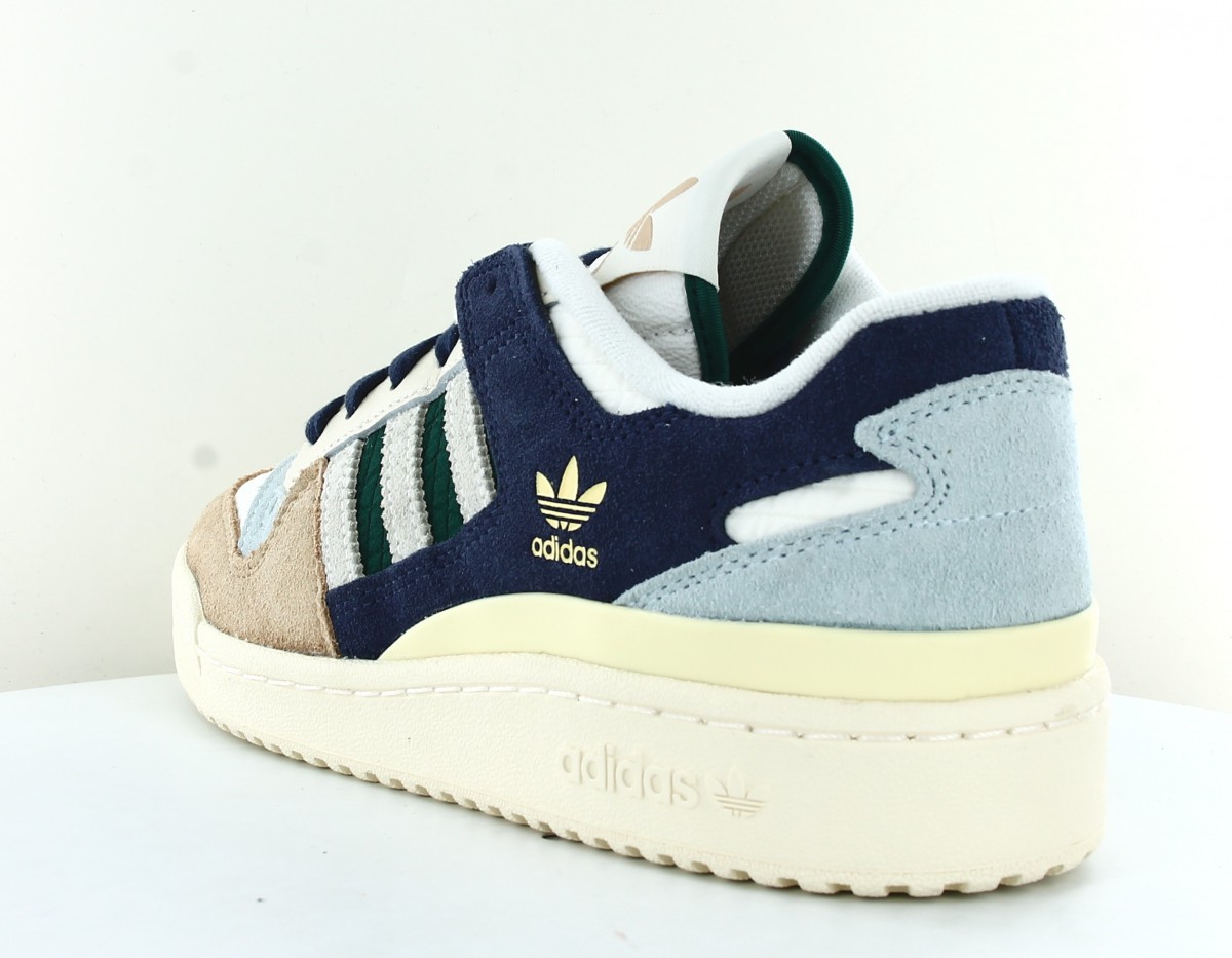 Adidas Forum 84 low cl blanc beige bleu