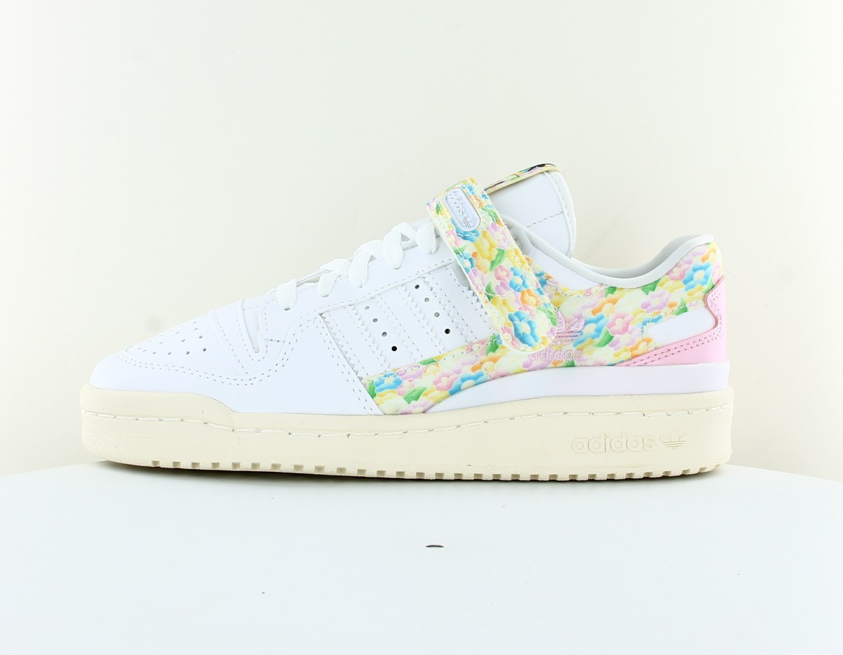 Adidas Forum 84 low disney blanc multicolor rose