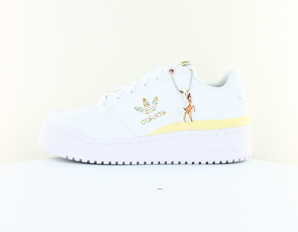 Adidas Forum bold bambi blanc multicolor jaune