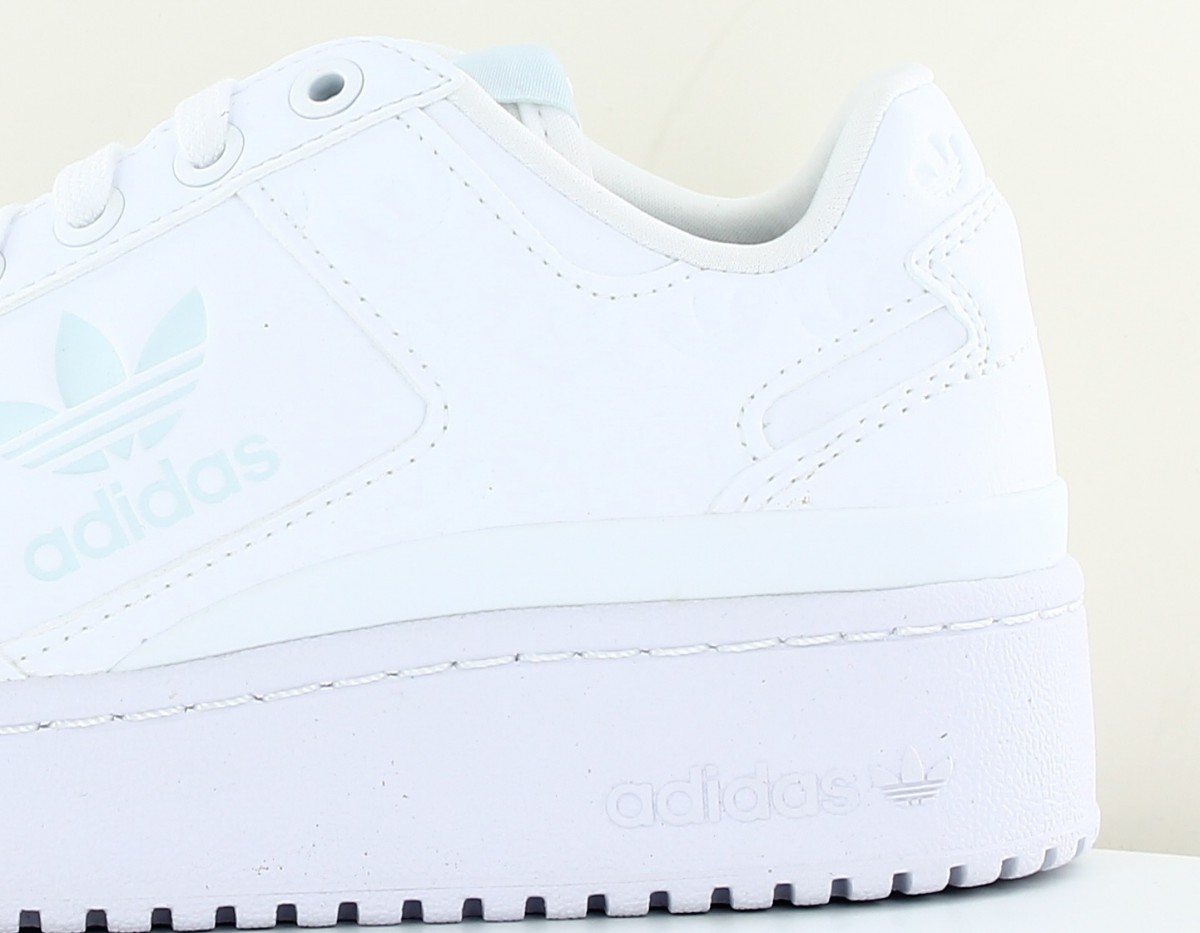 Adidas Forum bold junior blanc bleu ciel