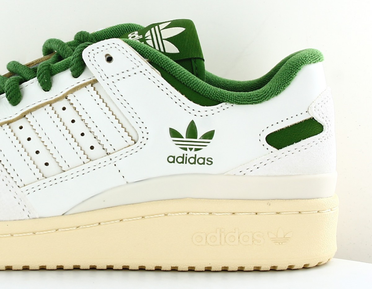 Adidas Forum 84 low cl blanc casse vert