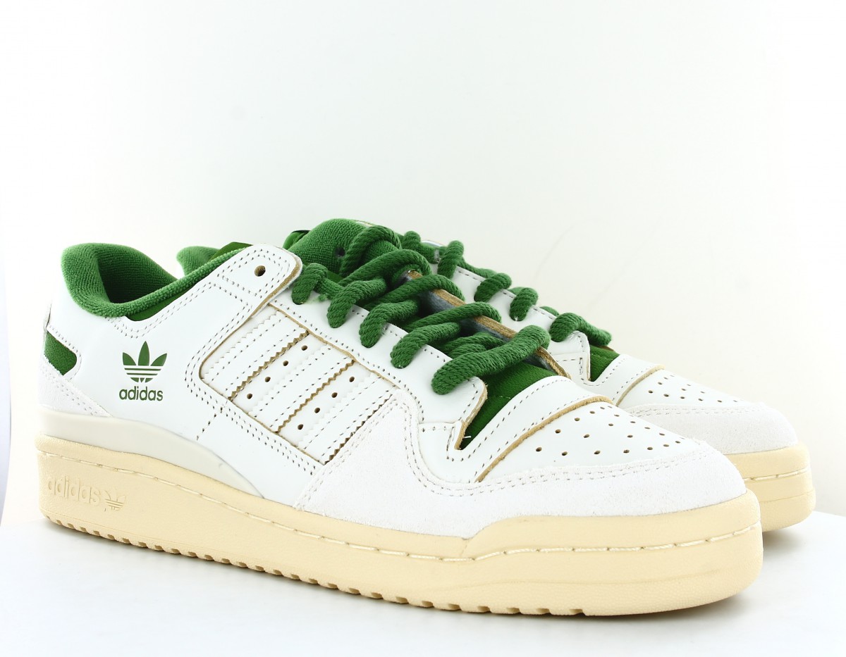 Adidas Forum 84 low cl blanc casse vert