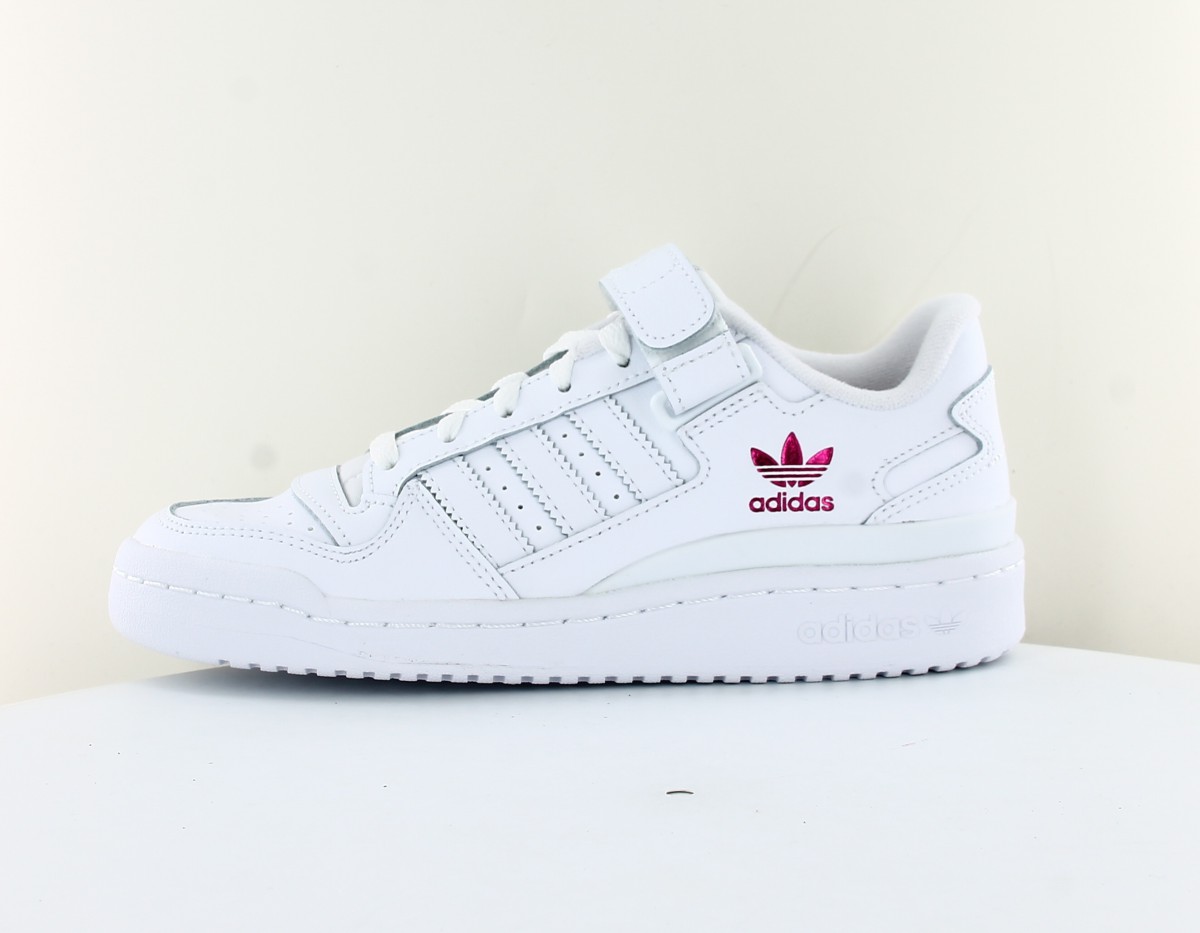 Adidas Forum low blanc rose