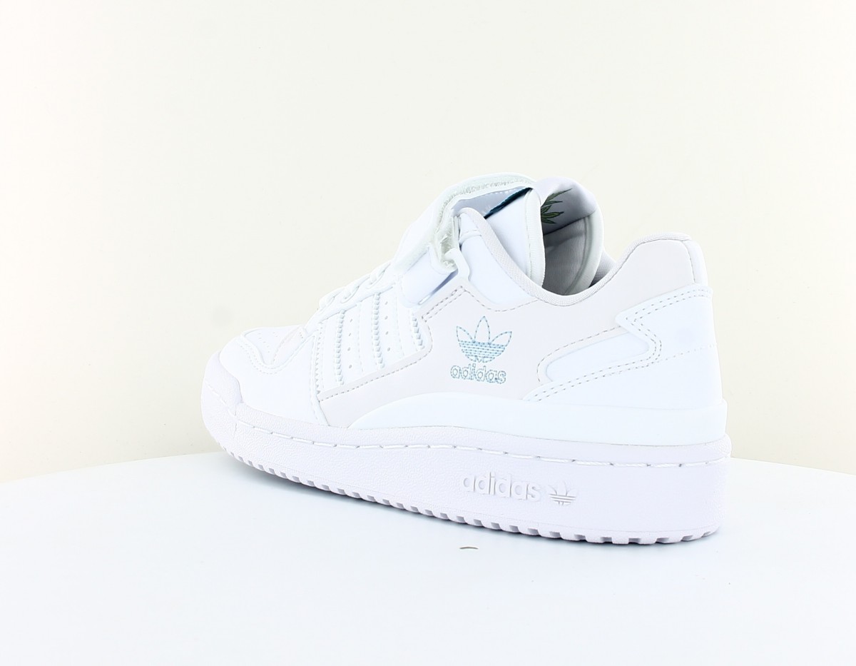 Adidas Forum low vegan blanc bleu