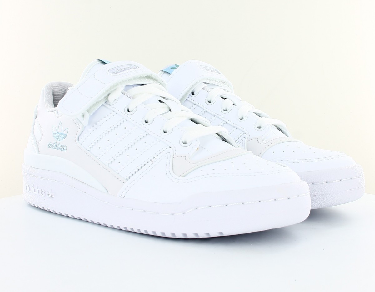 Adidas Forum low vegan blanc bleu