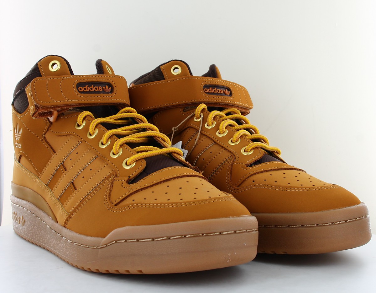 Adidas Forum mid beige wheat marron