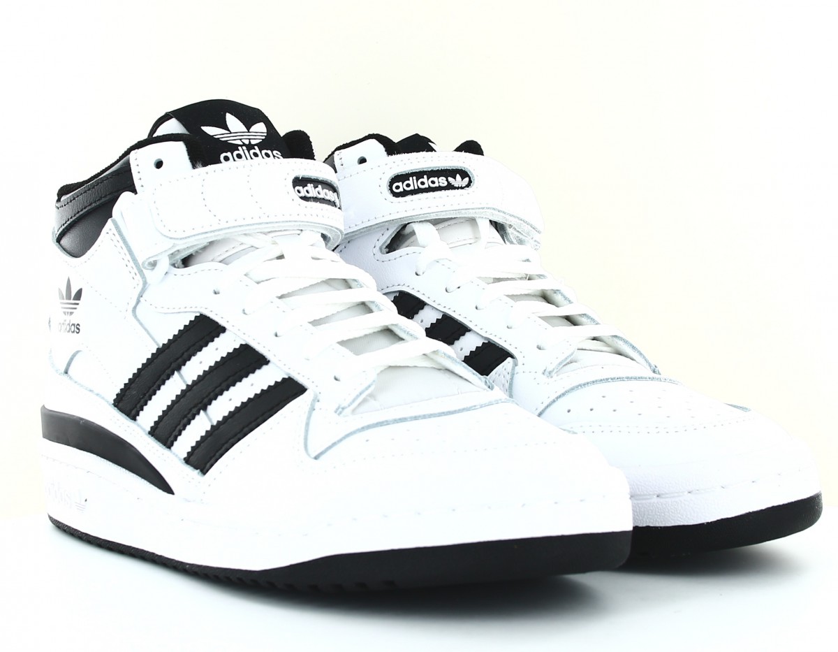 Adidas Forum mid blanc noir