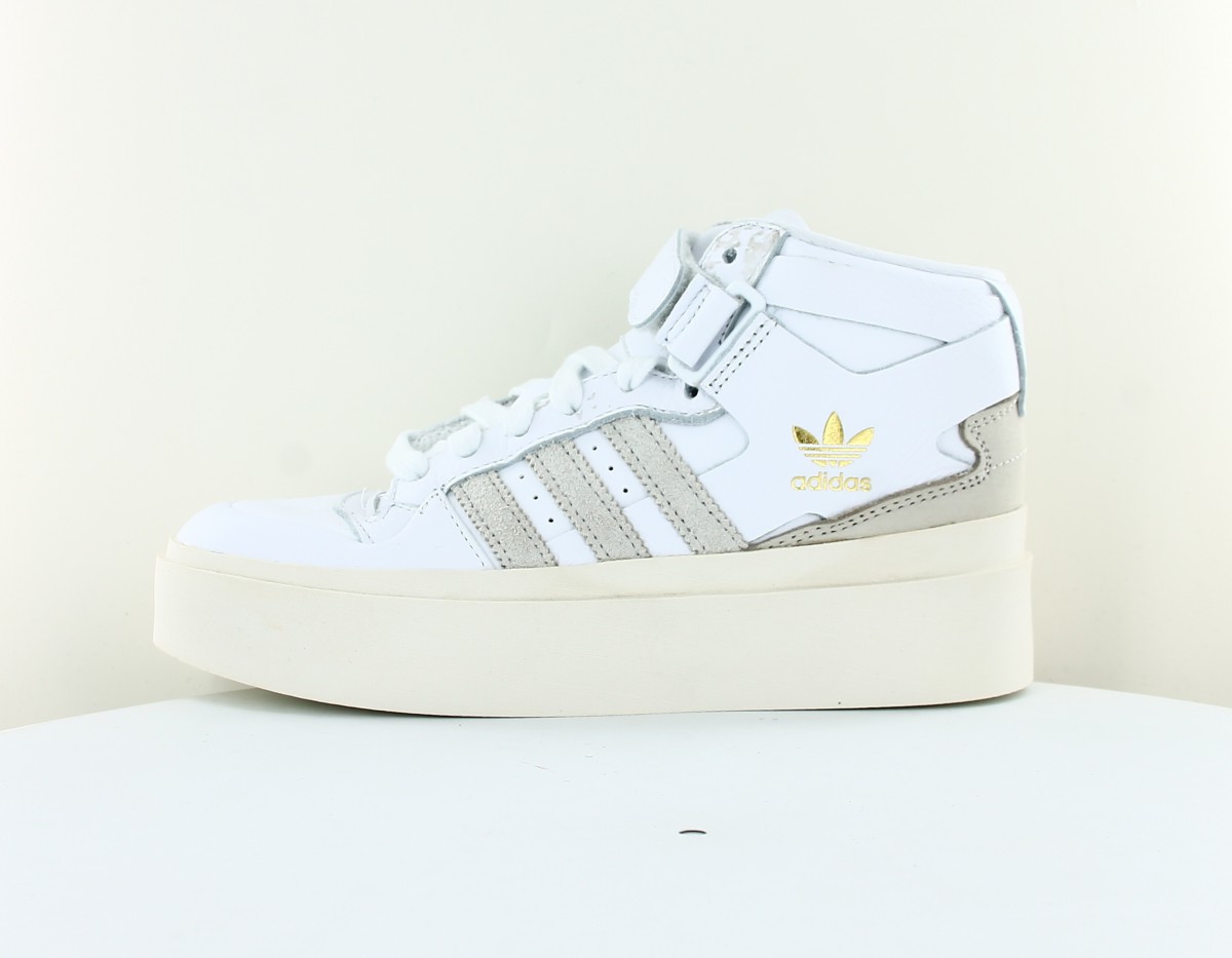 Adidas Forum mid bonega blanc or beige