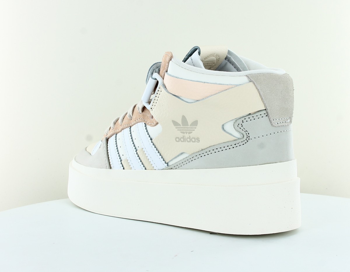 Adidas Forum mid bonega beige blanc beige