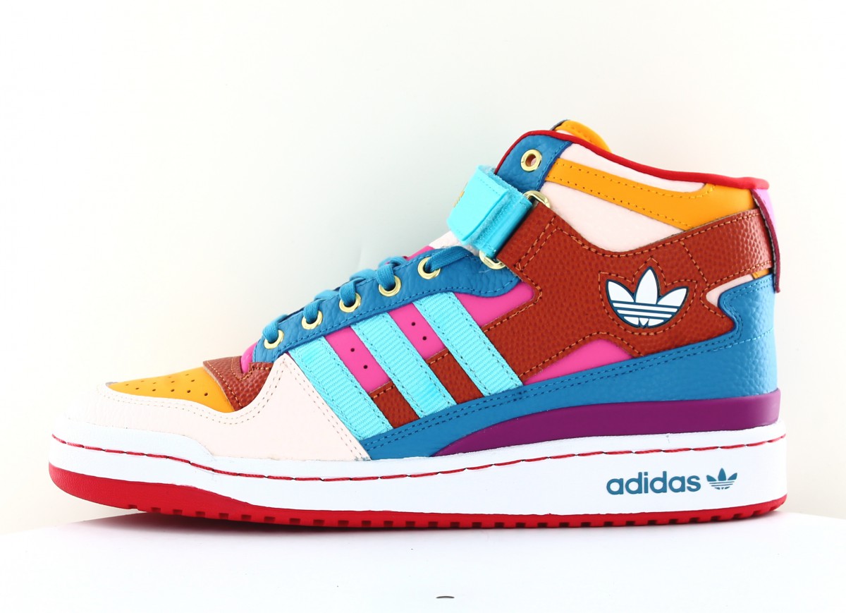 Adidas Forum mid femme multicolor