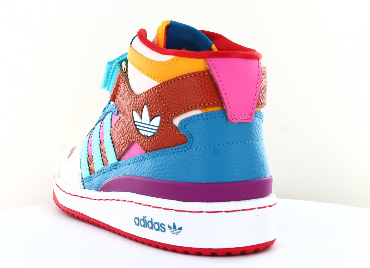 Adidas Forum mid femme multicolor